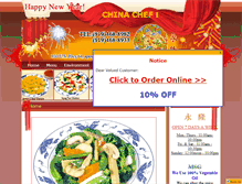 Tablet Screenshot of chinachefnc.com